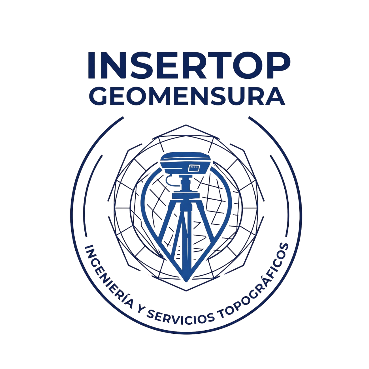 Logotipo original de INSERTOP Geomensura, Ingeniería y Servicios Topográficos
